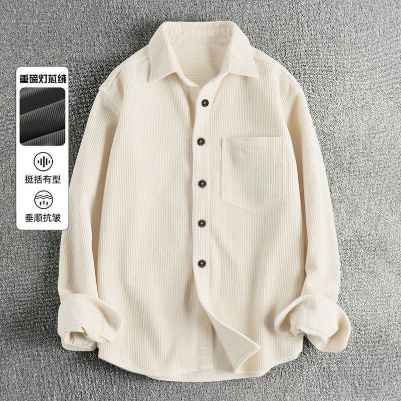Autumn Men's Corduroy Long Sle - Corduroy Button Up Shirt Men review and price