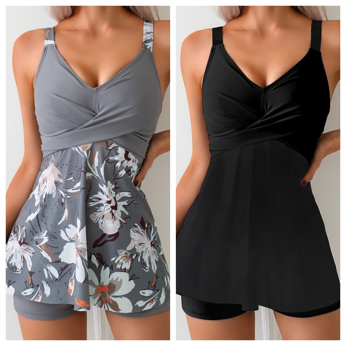 Swimsuit Woman Tankini Two Pie - Shorts review and price