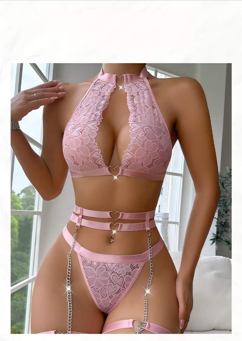Sexy Lingerie Set Push Up Lace - Underwear review and price