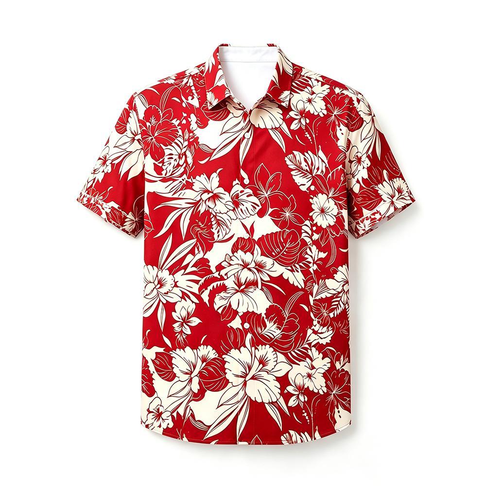Vintage Plant Floral Print Haw - Vintage Hawaiian Floral Shirt review and price