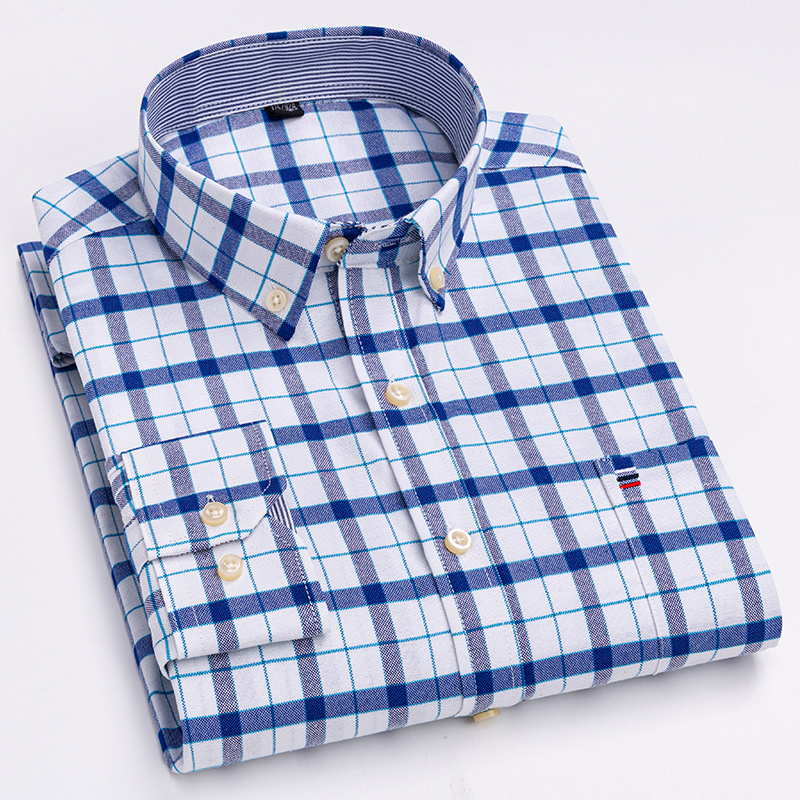 Men's Casual Shirts Cotton Oxf - Oxford Cotton Casual Shirt Business review and price