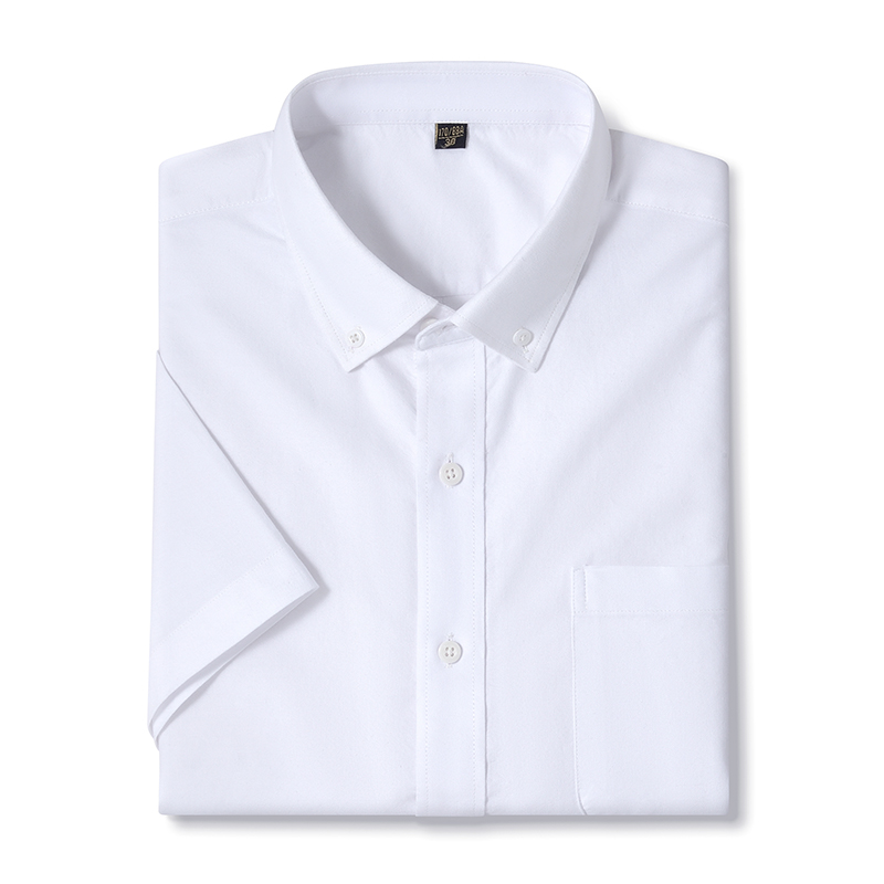 Summer High Quality 100% Cotto - Oxford Cotton Casual Shirt Business review and price