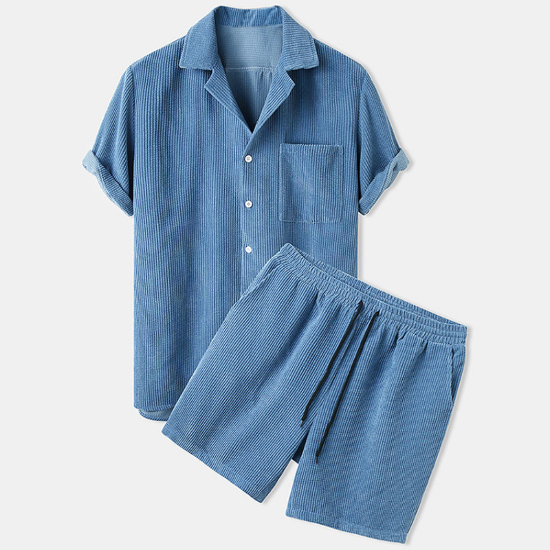 2025 New Men's Summer Corduroy - Corduroy Button Up Shirt Men review and price